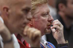 Boris Becker (d.) es entrenador de Djokovic desde diciembre del 2013. Foto: AFP