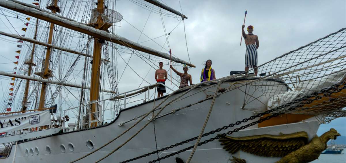 Con un evento realizado ayer en el puerto de Manta (Manab&iacute;), se nombr&oacute; embajador tur&iacute;stico itinerante al Buque Escuela Guayas.