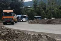 El Ministerio de Transporte Obras Públicas anunció que habilitará el paso controlado para el transporte liviano por la vía E487 provincia de Chimborazo.