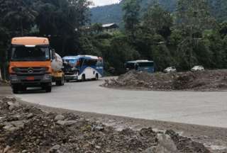 El Ministerio de Transporte Obras Públicas anunció que habilitará el paso controlado para el transporte liviano por la vía E487 provincia de Chimborazo.