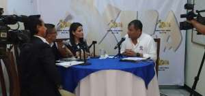 El presidente Rafael Correa particip&oacute; en una entrevista en Milagro. 