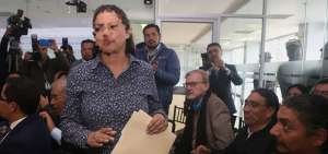 La prefecta de Pichincha, Paola P., acudi&oacute; a la Asamblea el 11 de noviembre para explicar su participaci&oacute;n en las protestas ind&iacute;genas de octubre.