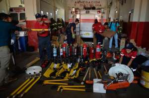 El equipamiento se lo hace pensando para prevenir desgracias por el fen&oacute;meno de El Ni&ntilde;o. Foto: Rodolfo P&aacute;rraga / El Tel&eacute;grafo