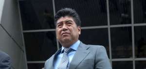 El alcalde Jorge Yunda rindi&oacute; versi&oacute;n en la Fiscal&iacute;a, este martes 10 de marzo de 2020.