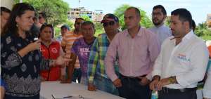 Ministra de Desarrollo Urbano y Vivienda constat&oacute; obras en parque lineal de Huaquillas