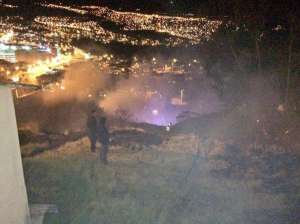 Foto: Tomada del Twitter @BomberosQuito