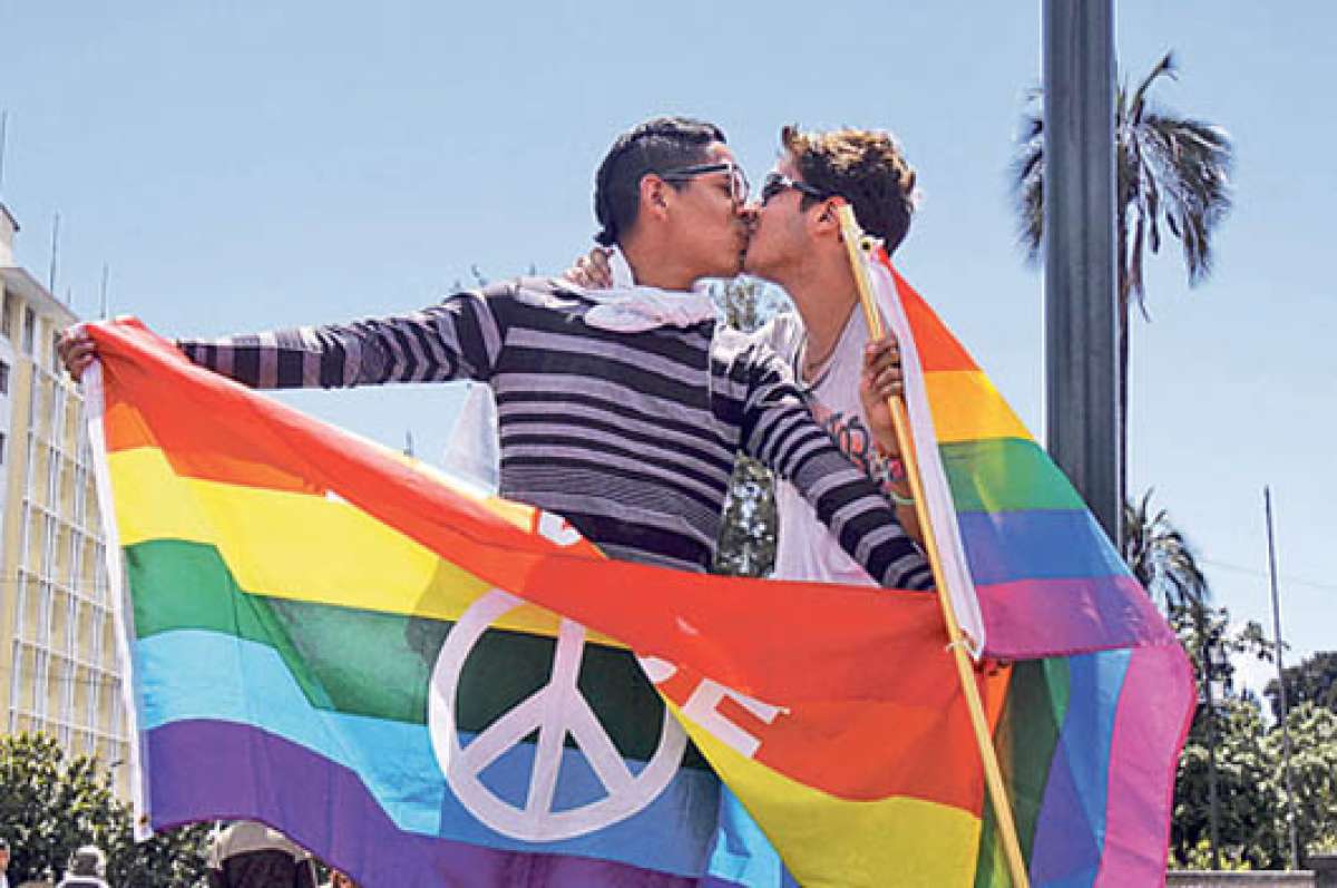 Grupos GLBTI buscan el reconocimiento de sus derechos y la erradicaci&oacute;n de la discriminaci&oacute;n. Ecuador reconoce la uni&oacute;n libre desde septiembre 2014. Foto: &Aacute;lvaro P&eacute;rez.