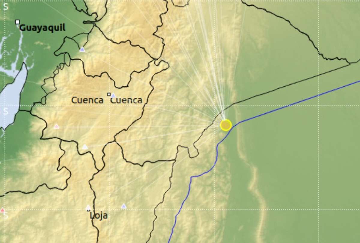 El Instituto Geofísico mostró la zona del sismo