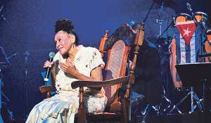 El acto en la Casa Blanca fue cerrado con el bolero &lsquo;Quiz&aacute;s&rsquo;, de la vocalista del grupo, Omara Portuondo, de 85 a&ntilde;os. AFP
