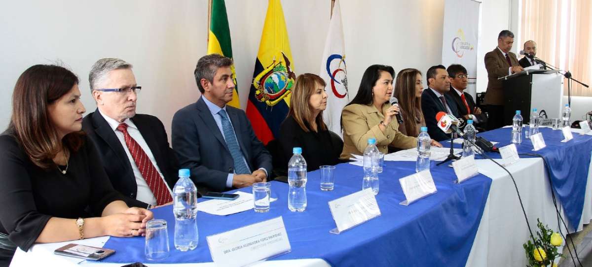Las autoridades del Consejo participaron en una rueda de prensa, donde la presidenta del CJ explic&oacute; los 4 ejes de gesti&oacute;n de la instituci&oacute;n y las acciones cumplidas.