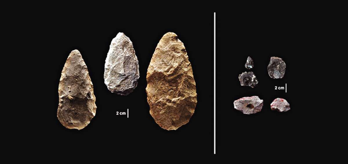 Un equipo descubri&oacute; rocas negras y rojas lo que evidencia de que estas hab&iacute;an sido procesadas para usarlas como material colorante.