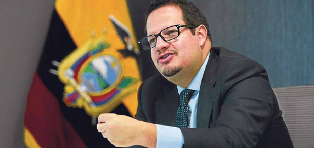 Javier C&oacute;rdova, ministro de Miner&iacute;a.