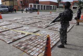 Los estupefacientes estaban ocultos en cajas de banano de exportación.