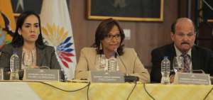 La presidenta de la Asamblea, Elizabet Cabezas; y miembros del CAL entregaron el informe de gesti&oacute;n.