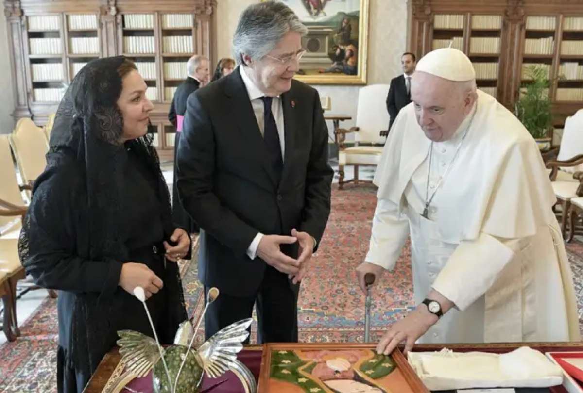 Presidente Lasso mantuvo una reunión con el papa Francisco