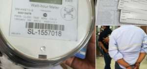 Los detenidos llevaban un medidor reportado como robado y documentos varios.