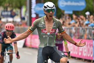 Dries De Bondt ganó la etapa 18 del Giro de Italia
