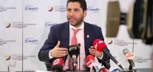 El ministro de Producci&oacute;n y Comercio Exterior, Iv&aacute;n Ontaneda.