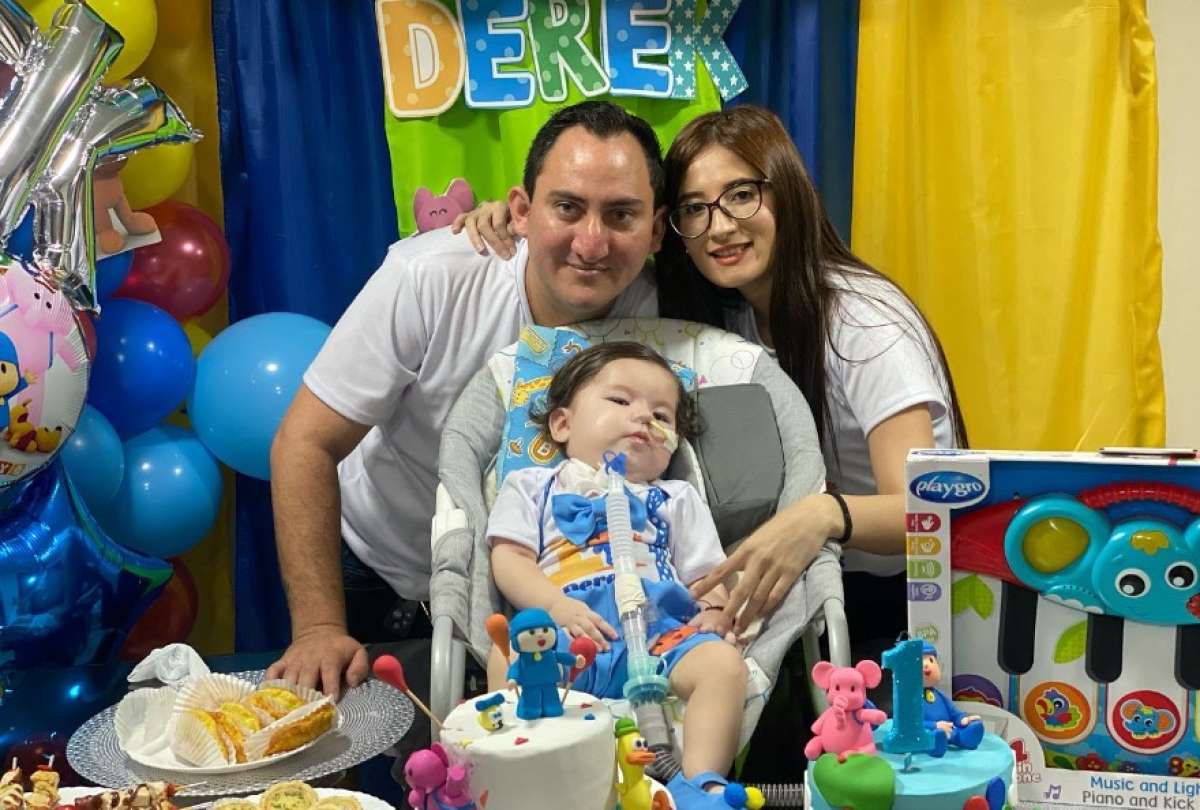 Derek cumpli&oacute; su primer a&ntilde;o de vida