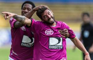Pablo Caballero anot&oacute; el primer gol del torneo 2015. Foto: Marco Salgado / El Tel&eacute;grafo.