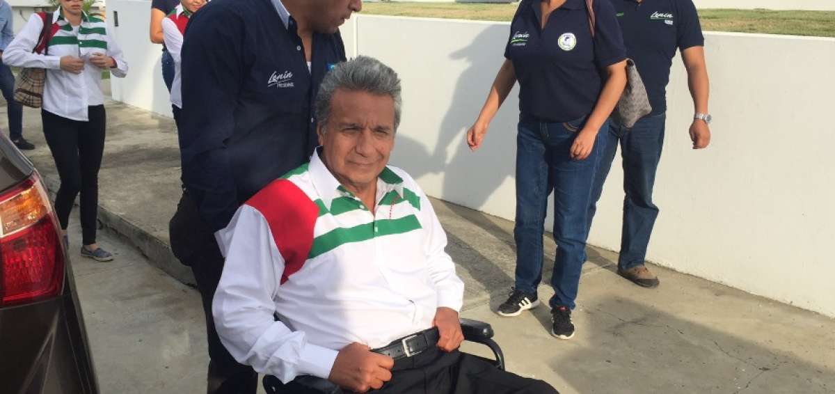 Len&iacute;n Moreno arriba a Manab&iacute; para cerrar su campa&ntilde;a