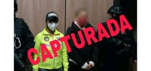 Instante de la detenci&oacute;n de la ciudadana. 