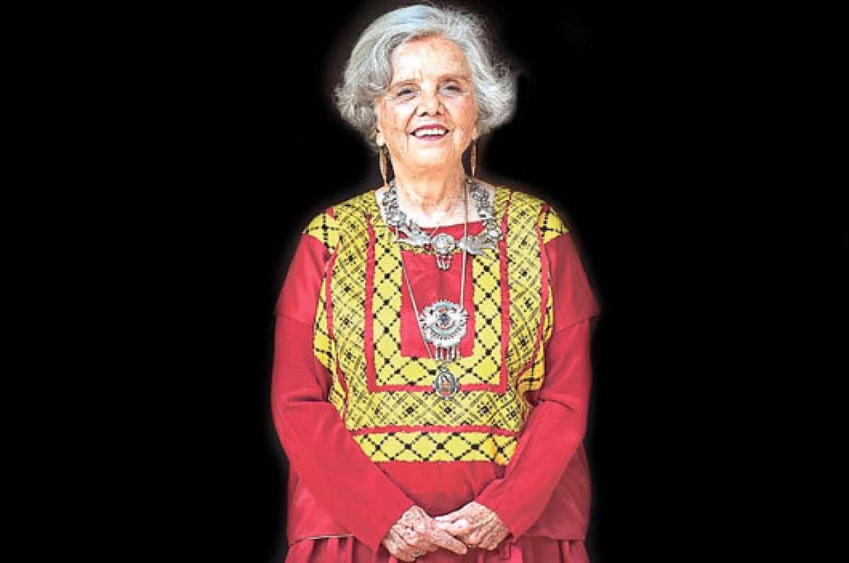 Elena Poniatowska el pasado mi&eacute;rcoles en la Universidad Alcal&aacute; de Henares, donde fue galardonada con el Premio Cervantes 2014. Foto: EFE
