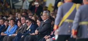 El presidente de la Rep&uacute;blica presenci&oacute; el acto castrense que se llev&oacute; a cabo en la Escuela Militar Eloy Alfaro.