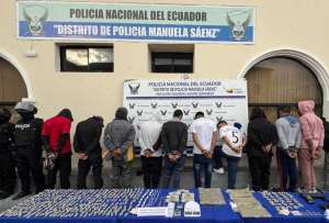 11 personas fueron detenidas durante el operativo. 