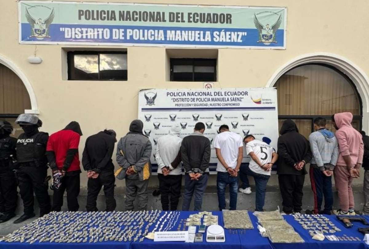 11 personas fueron detenidas durante el operativo. 