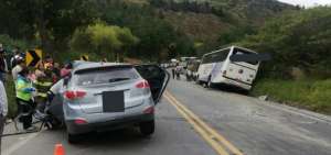 Uno de los accidentes ocurri&oacute; en la v&iacute;a Loja-Catamayo, la tarde del mi&eacute;rcoles.