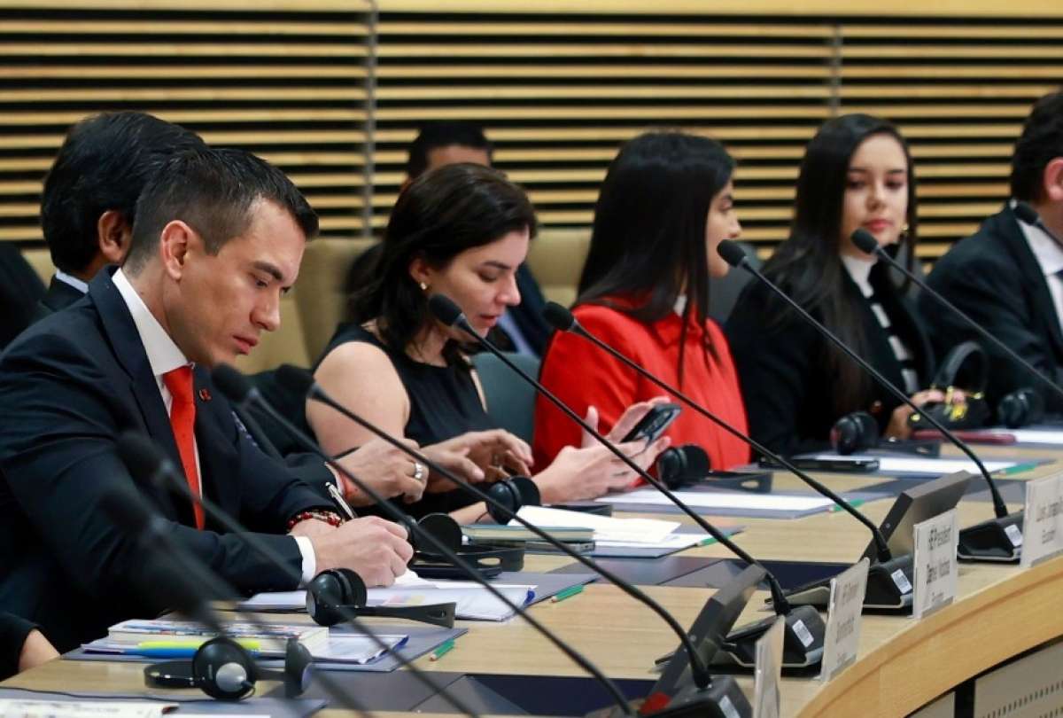 El presidente Noboa destac&oacute; que Ecuador cuenta con una matriz el&eacute;ctrica mayoritariamente renovable.