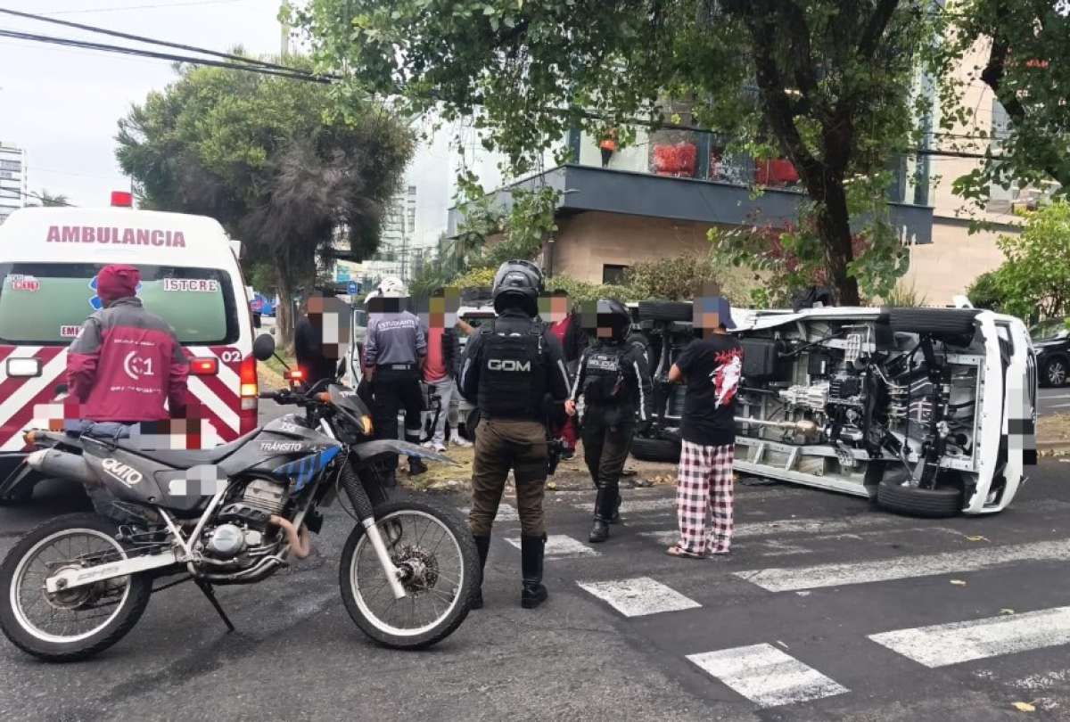 Siniestro de tr&aacute;nsito deja una persona herida en la avenida Am&eacute;rica