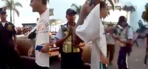 El video fue filmado, aproximadamente a las 18:30, el pasado s&aacute;bado en el malec&oacute;n Sim&oacute;n Bol&iacute;var.