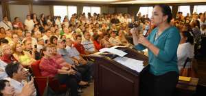 Gabriela Rivadeneira, presidenta de la Asamblea Nacional