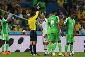 Carlos Vera ha pitado 2 encuentros del mundial Brasil 2014. Foto: AFP