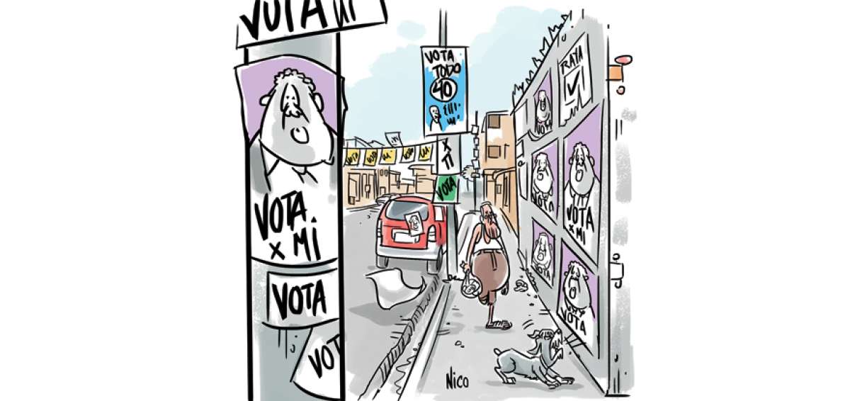 Otra vez ensucian la ciudad