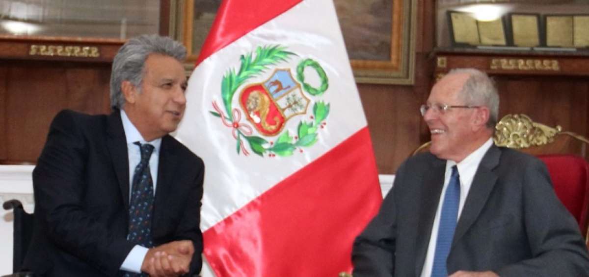 Esta semana Moreno realiz&oacute; una visita oficial a Per&uacute; y dialog&oacute; con el mandatario Kuczynski. 