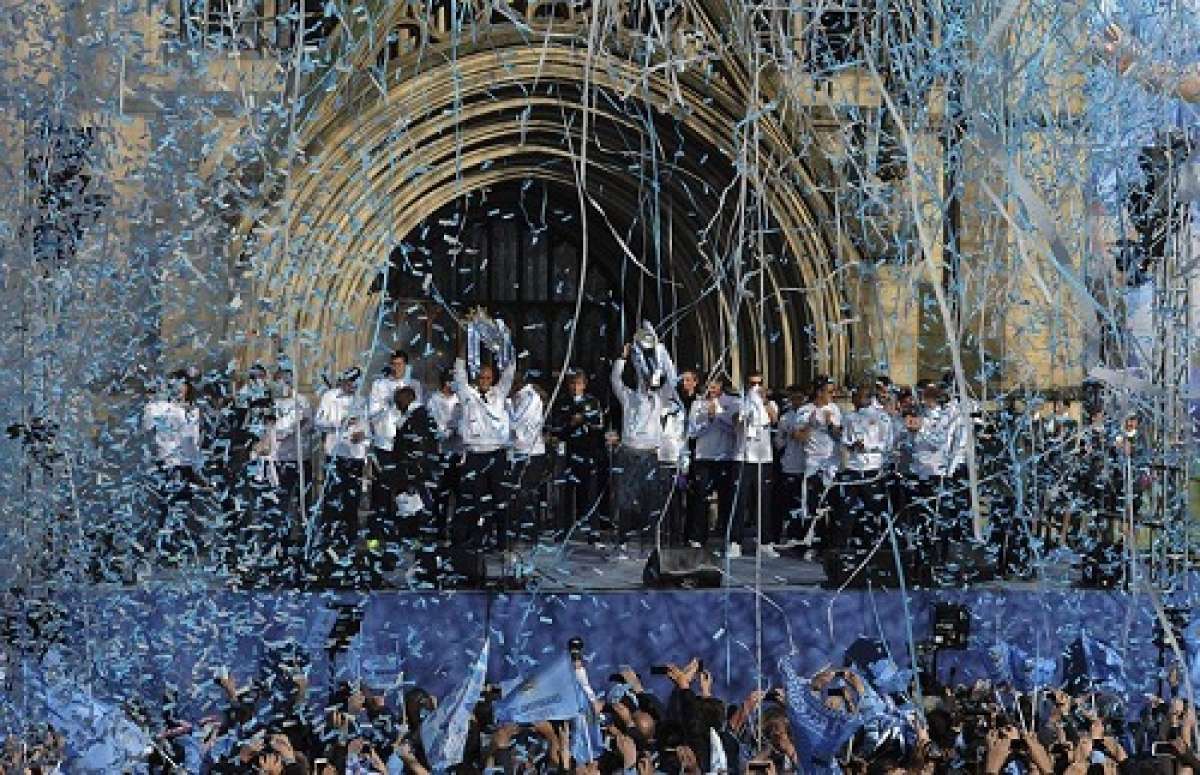 El centro de Manchester presentaba esta tarde un ambiente festivo. Foto: EFE