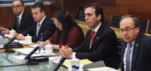 El ministro Campana, durante el encuentro en China.