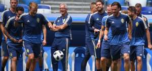 El equipo sueco practic&oacute; la tarde de ayer en el estadio Nizhni Novgorod, donde hoy disputar&aacute; el encuentro frente a Corea del Sur.