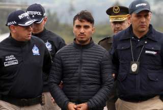 El exteniente Germán Cáceres es el principal sospechoso del asesinato de su esposa, María Belén Bernal. 