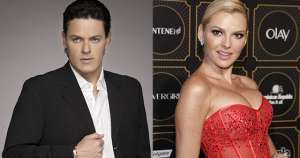 En la foto aparecen Pedrito Fern&aacute;ndez junto a Marjorie de Sousa. 