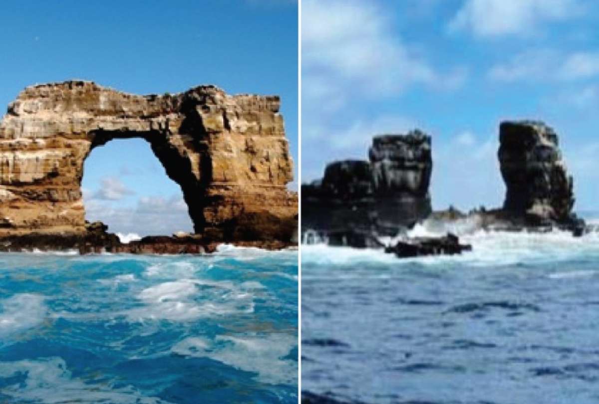 Arco de Darwin colapsa en Gal&aacute;pagos