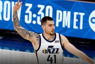 Juancho Hernangómez quedó fuera del Utah Jazz, tras una irregular temporada. 
