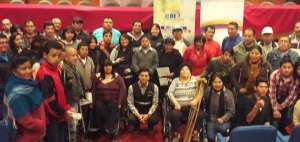 60 personas con discapacidad en Carchi se capacitaron es escuela de l&iacute;deres