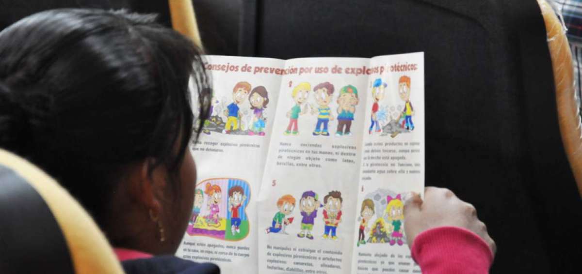 Las autoridades de la capital chimboracense hacen &eacute;nfasis tambi&eacute;n en los peligros que representan los petardos elaborados de forma artesanal. 