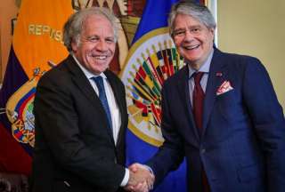El presidente de Ecuador, Guillermo Lasso, se reunión con Luis Almagro, Secretario General de la Organización de los Estados Americanos (OEA), en  Washington D.C.