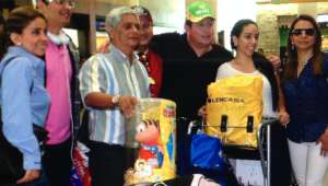 Roberto Castro Fajardo destac&oacute; la afluencias de aficionados ecuatorianos apoyando a Ecuador en Brasil. Foto: Lylibeth Coloma.