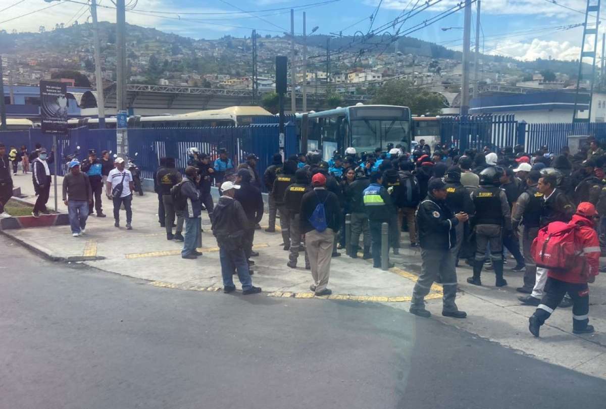 Desde la Empresa de Pasajeros explicaron que es el consorcio Exmar el que adeuda a los guardias de seguridad.